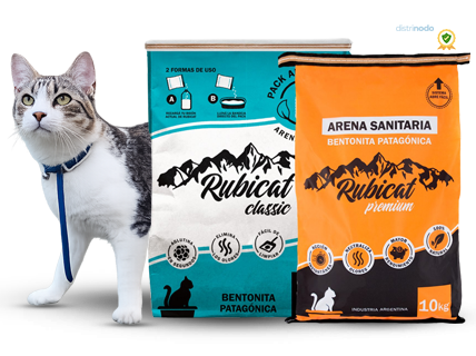 Bolsa de arena sanitaria aglomerante Rubicat para gatos — envío a domicilio en Villa Ballester, GBA Norte